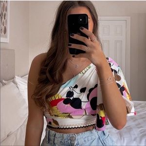 Zara asymmetrical blouse